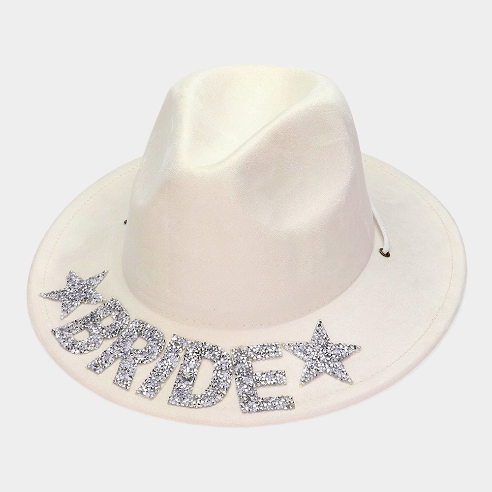 Bling Studded BRIDE Pointed Cowboy Hat